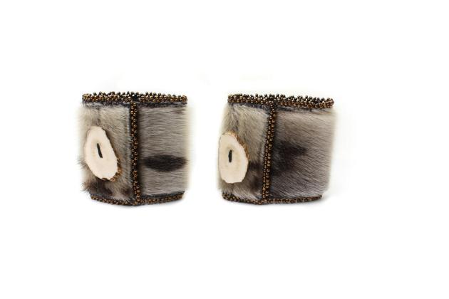 Sealskin cuffs