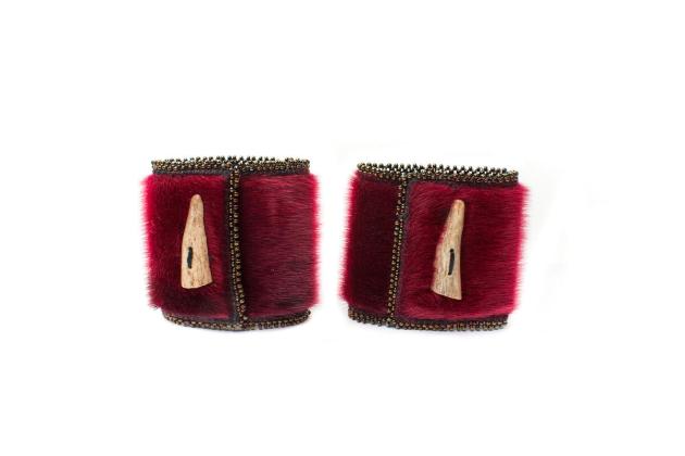 Sealskin cuffs