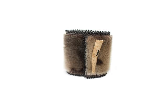 Sealskin cuff