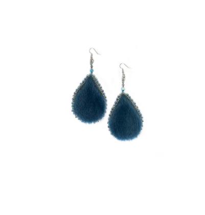 Sealskin earrings