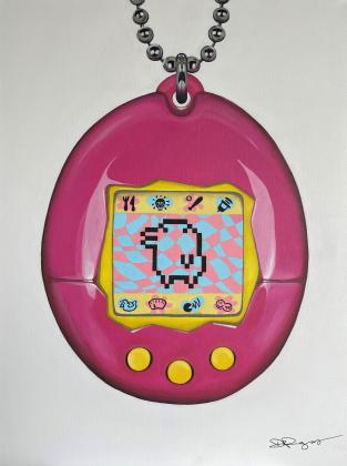 "Tamagotchi" acrylic on canvas