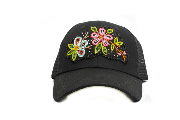 Beaded ball hat
