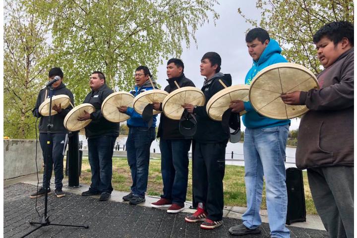 Featured Image for Yellowknives Dene Drummers   
