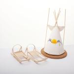 Teepee and sleds