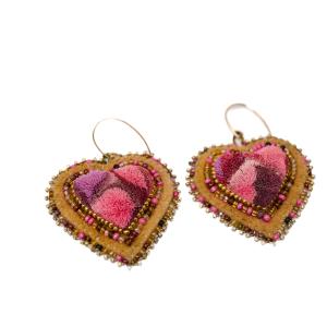 Tufted earrings