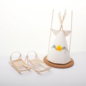 Teepee and sleds